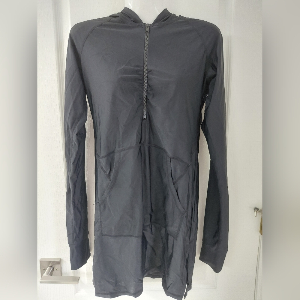 Long Sleeve Swimming Lightweight Jacket Black